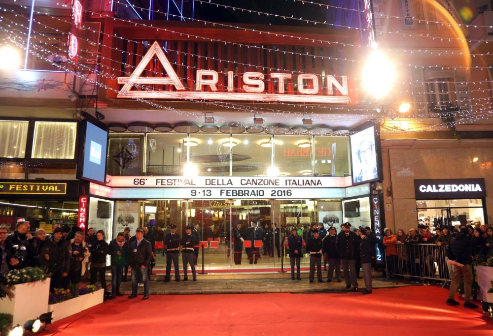 Il Teatro Ariston di Sanremo