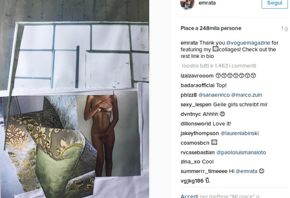Emily Ratajkowski, un augurio di Natale da 248mila like