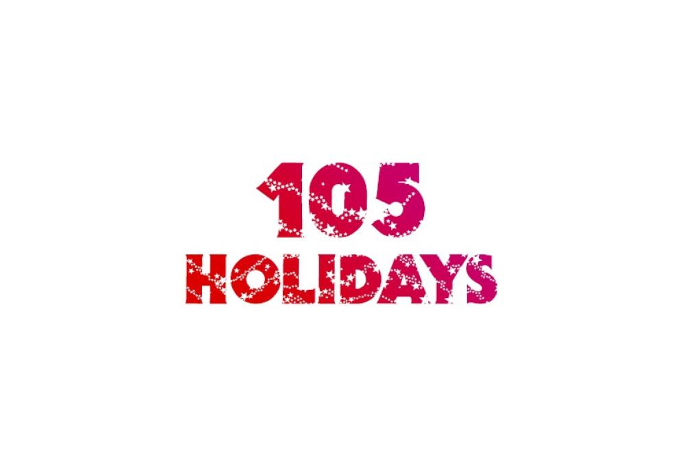 105 Holidays