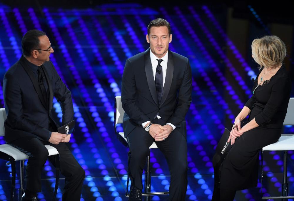 Totti porta il “derby” all’Ariston