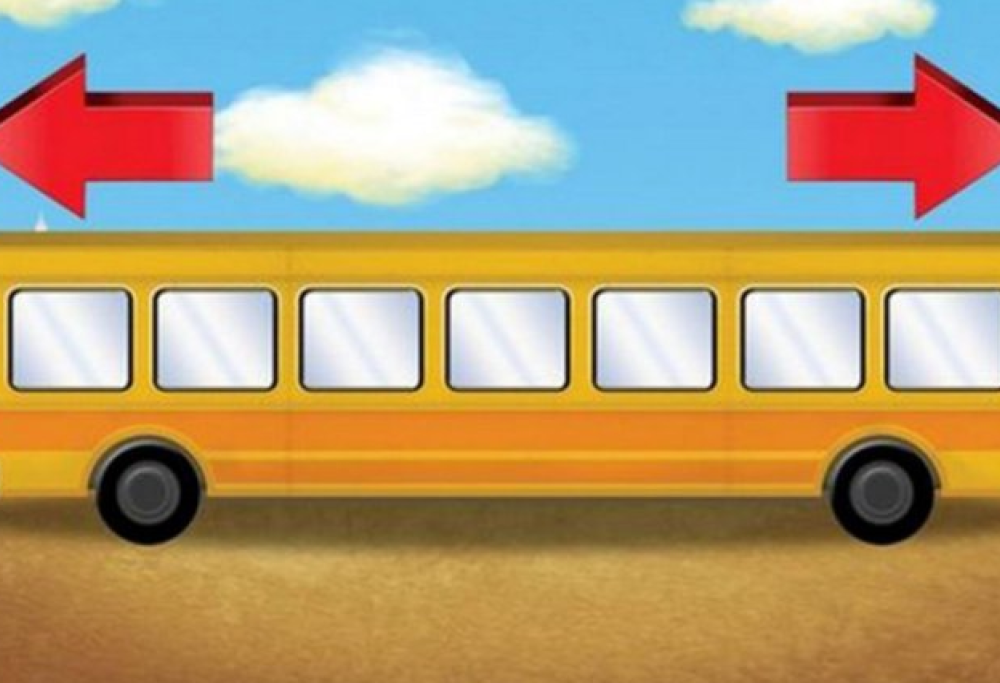 Indovinello: da che parte va l'autobus?