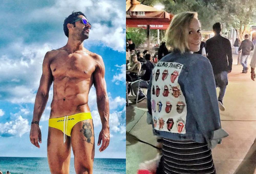 Federica Pellegrini e Filippo Magnini: stessa spiaggia, stesso mare, foto diverse.