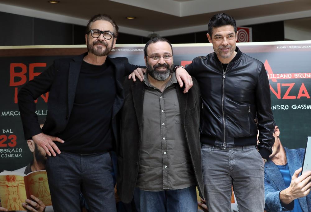Alessandro Gassman, Marco Giallini e Massimiliano Bruno a 105 Mi Casa!