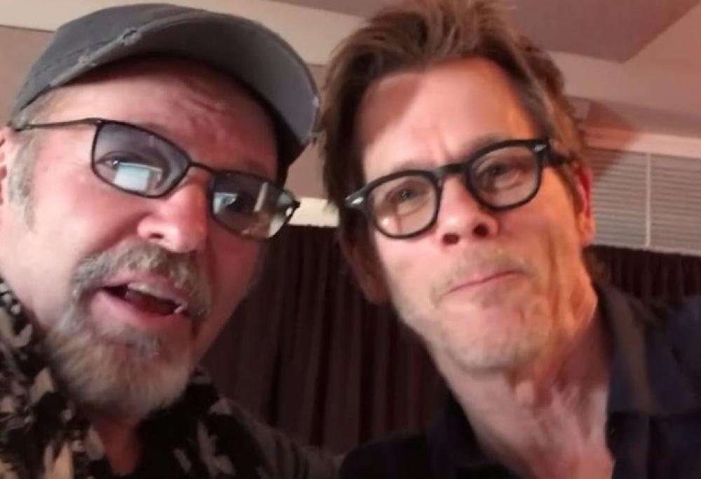 Vasco in studio a Losw Angeles con il mito Kevin Bacon