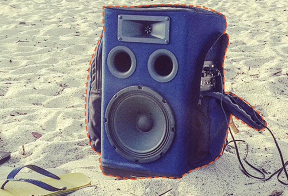 Partybag,  lo zaino per portare la musica ovunque