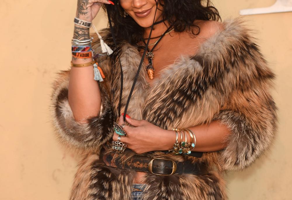 Gli animalisti contro Rihanna: colpa di una pelliccia