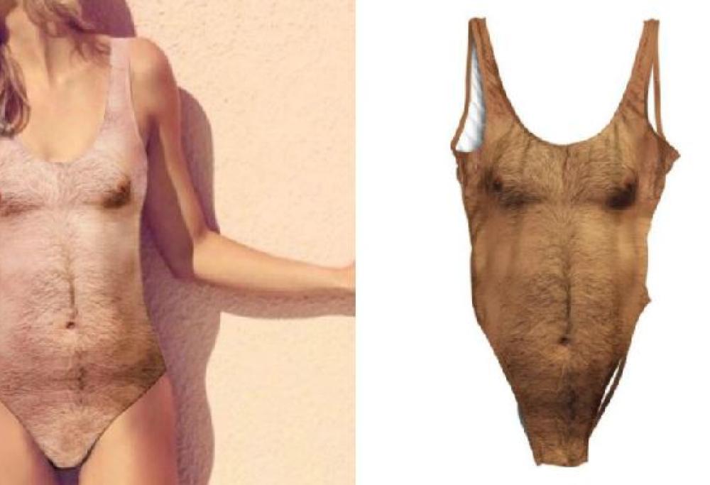 Moda estate: che ne dite di questo costume intero peloso? 