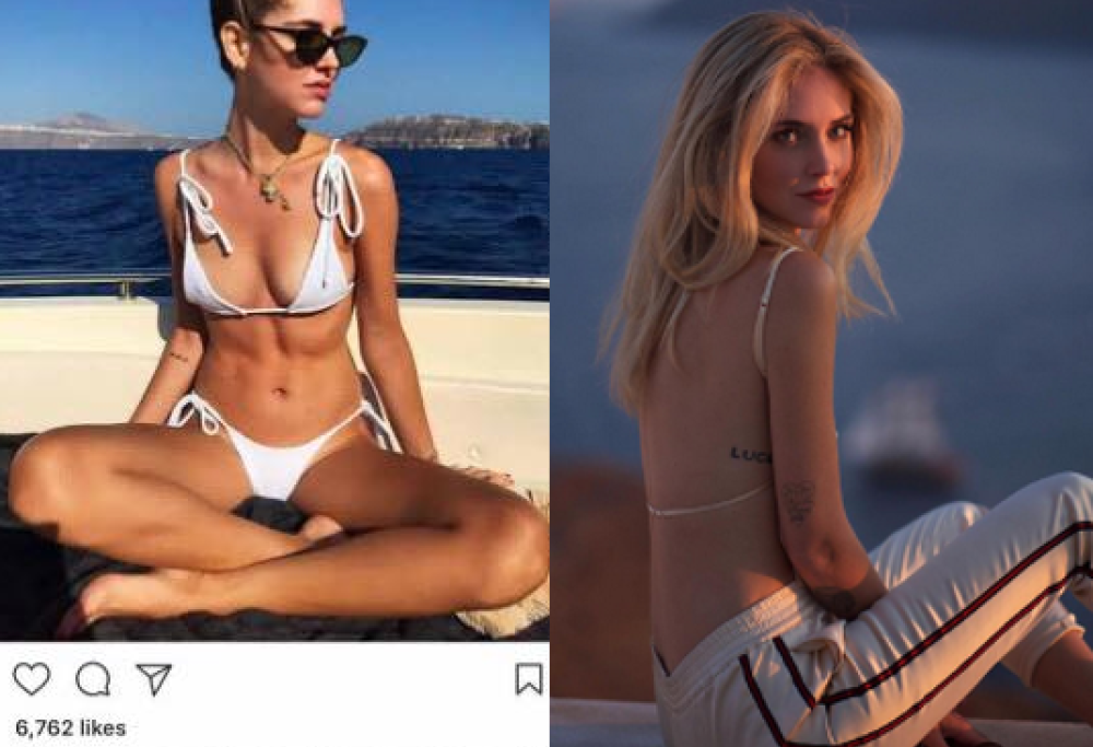 Chiara Ferragni: vacanze in Grecia, ma su Instagram posta la bandiera di Israele