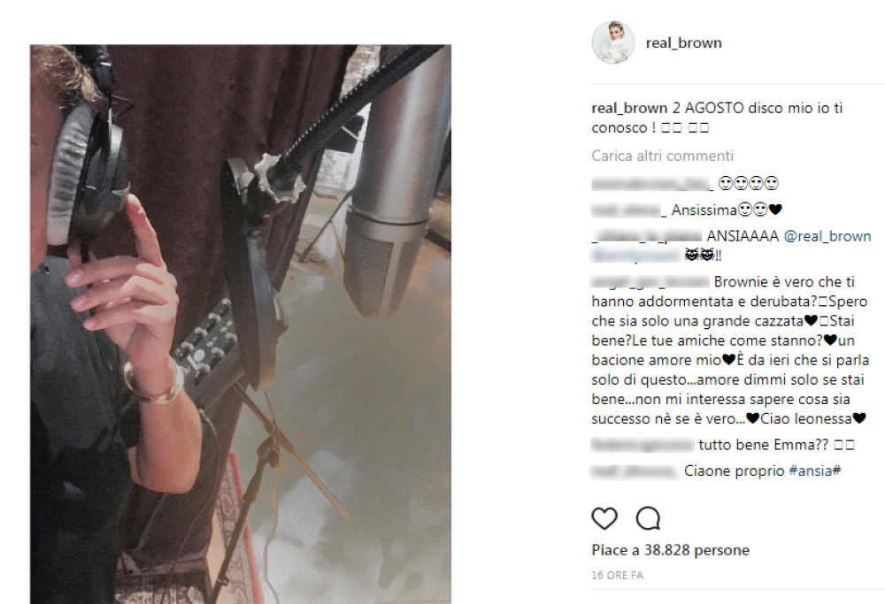 Emma Marrone di nuovo in studio: "Disco mio io ti conosco!"