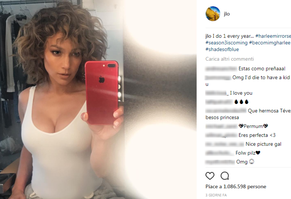 J.Lo annuncia la terza stagione di “Shades of Blue” con una foto sexy su Instagram