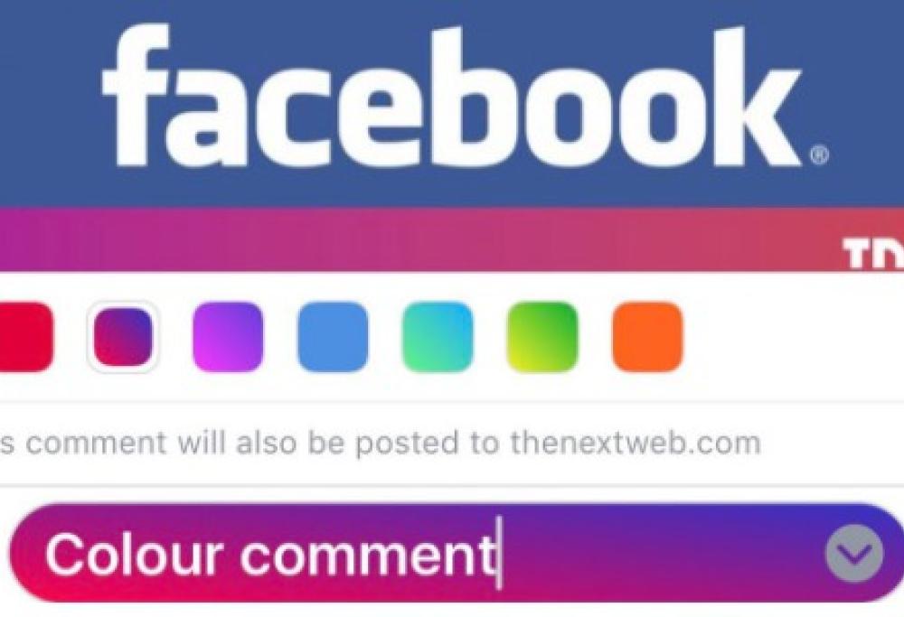 Facebook, test in corso per inserire i commenti colorati