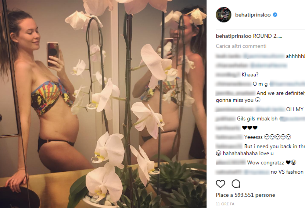 Maroon 5: Adam Levine e Behati Prinsloo in attesa del secondo figlio