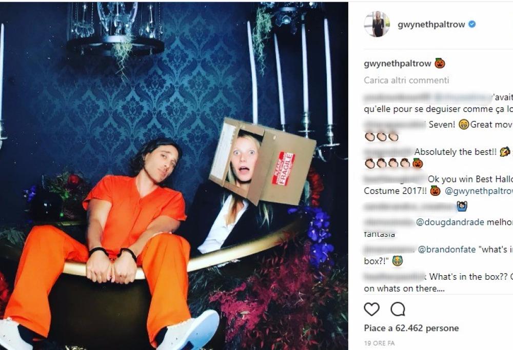 Gwyneth Paltrow decide di ispirarsi ad un film da lei interpretato per il travestimento di Halloween