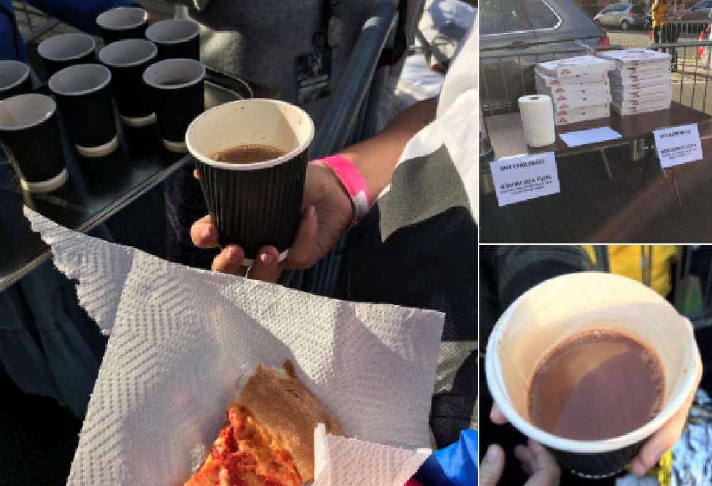 Harry Styles: pizza e cioccolata calda per le fan in attesa del concerto