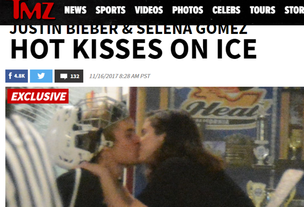 Justin Bieber e Selena Gomez: è arrivato il bacio 