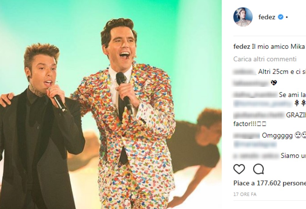 Fedez confessa a Mika le sue ansie sulla paternità