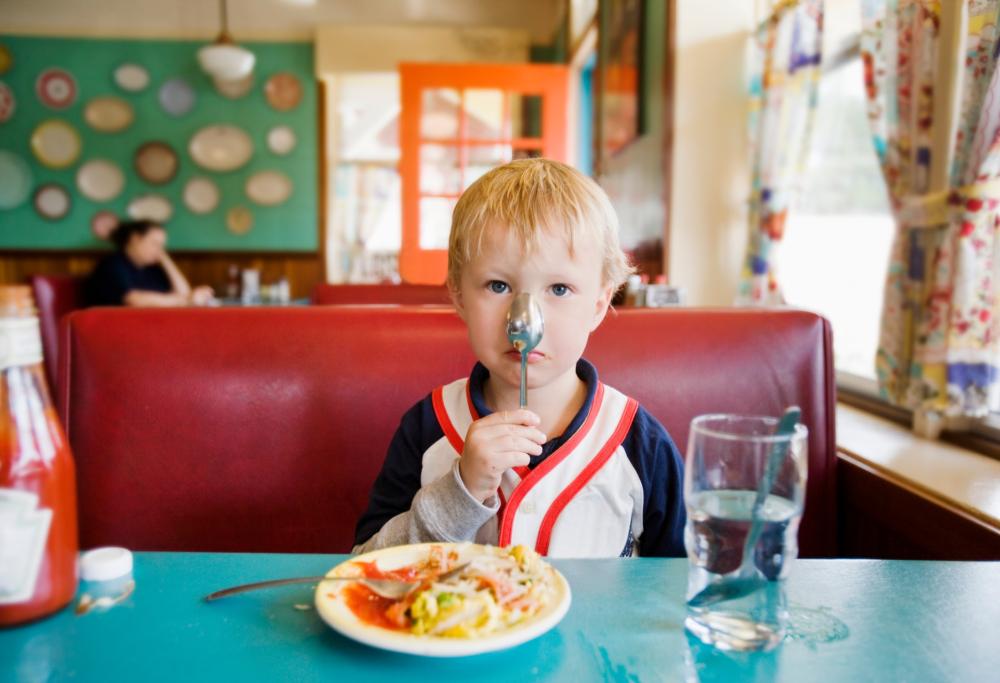 Rissa al ristorante per bambini chiassosi