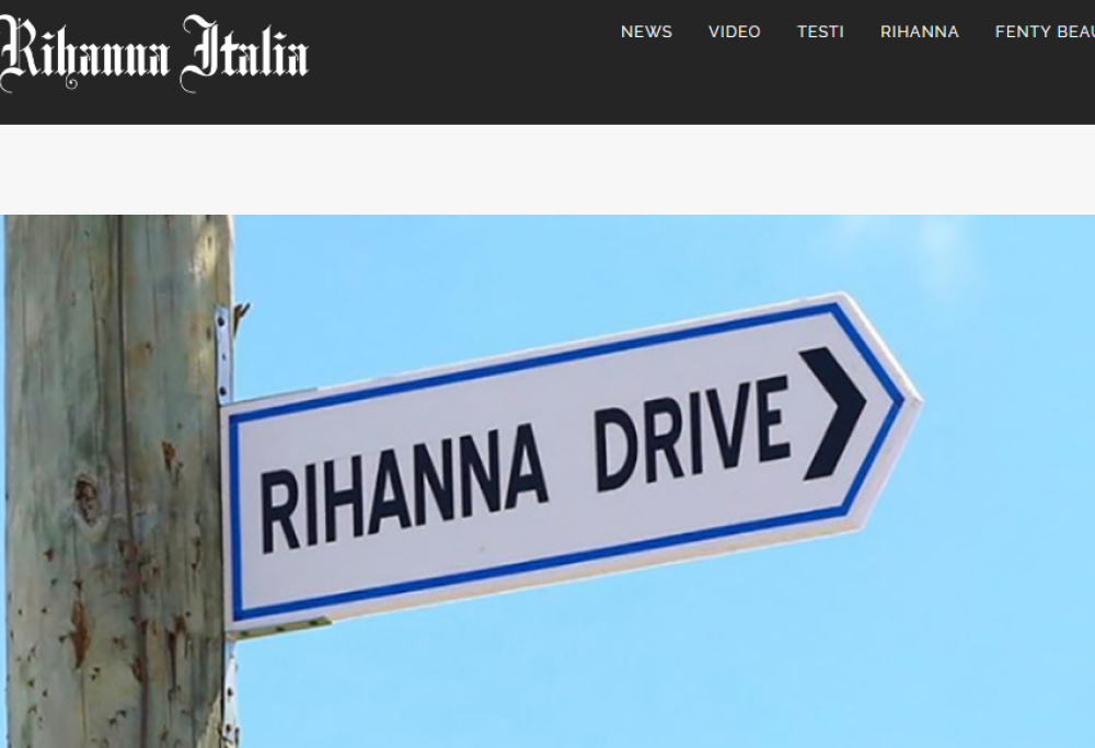 Rihanna ora ha una via intitolata nella sua Barbados