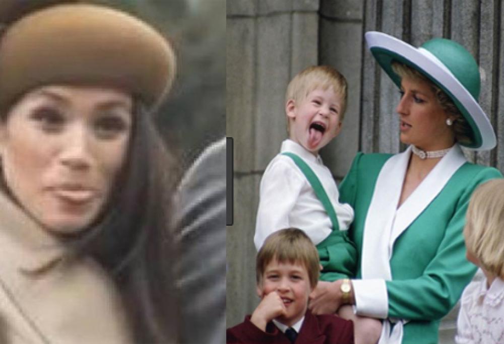 Tutti adorano la linguaccia di Meghan Markle, ma pochi ricordano che Lady D fu criticata per le continue linguacce del Principe Harry…