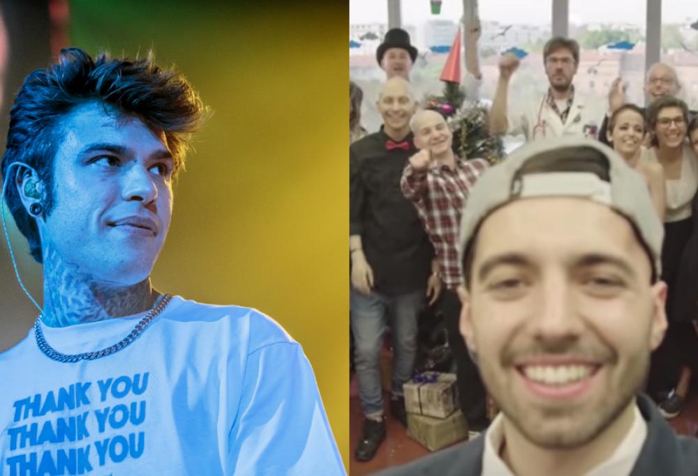 Fedez e la proposta dei giovani pazienti oncologici: "Ci hai rubato il titolo della canzone. Ora canta con noi!"