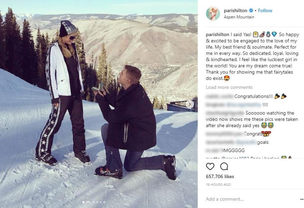 Paris Hilton ha detto “Si”. Ecco il video in cui Chris Zylka le chiede di sposarlo