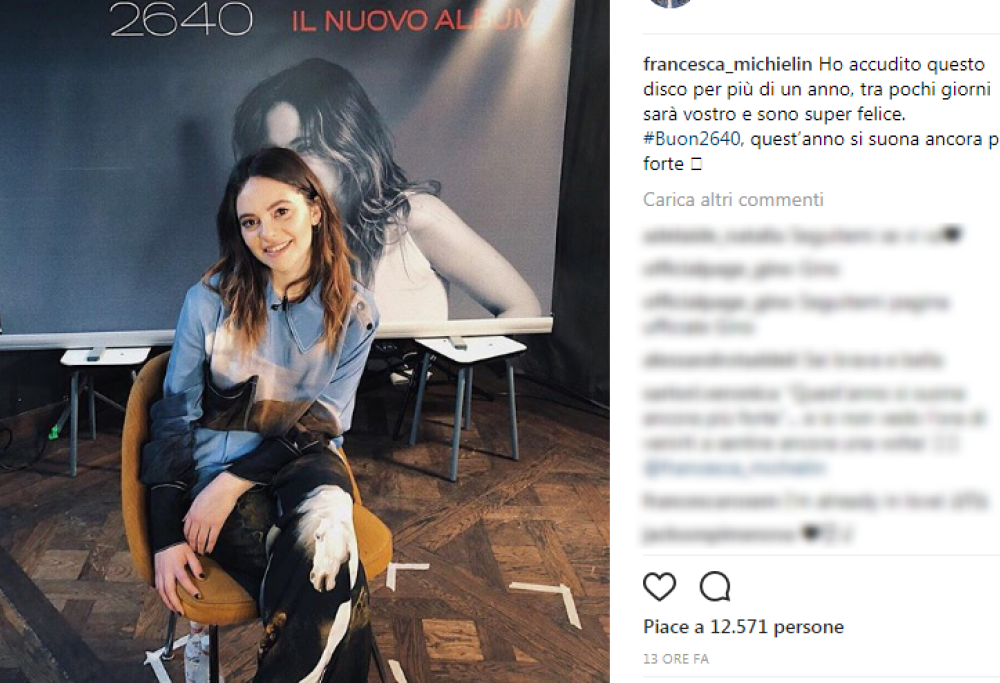 Francesca Michielin racconta "2640": "Le canzoni sono nate da un processo vulcanico"