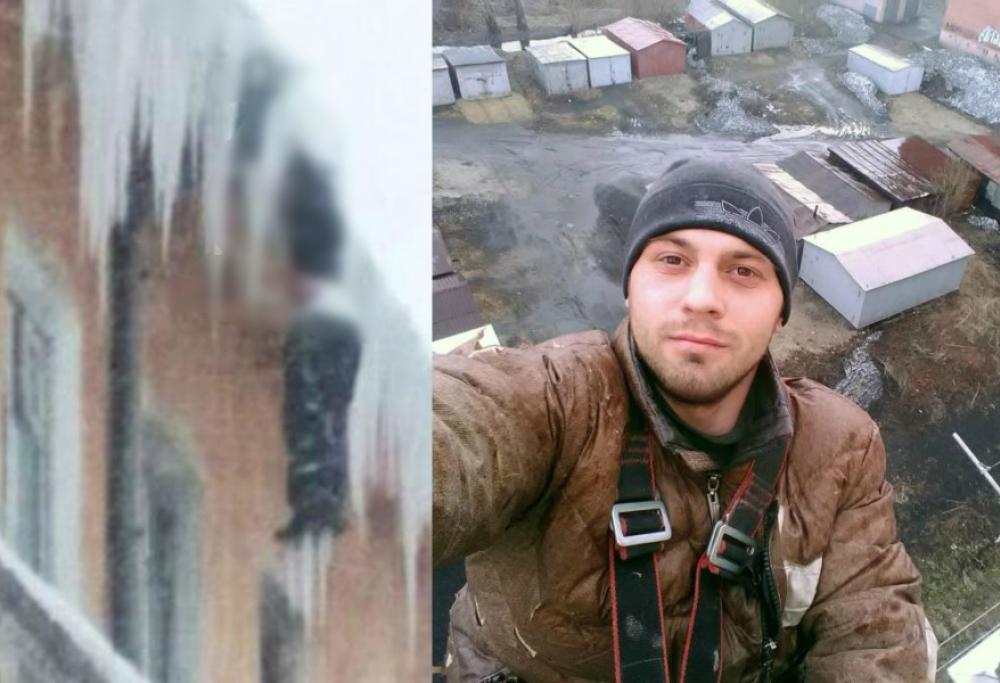 Russia: un climber è stato trovato morto, congelato e appeso a un palazzo 