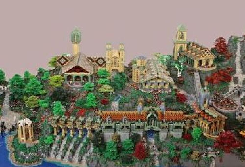 Lego: ecco la sorprendente riproduzione di Granburrone del Signore degli Anelli