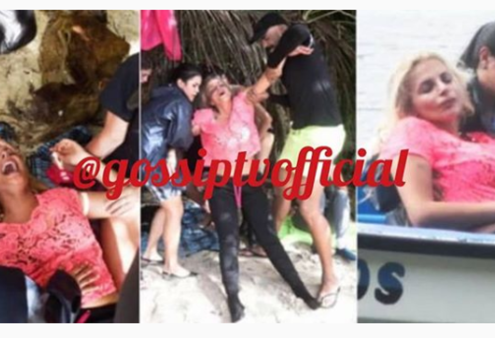 Un malore in spiaggia ha richiesto l&rsquo;intervento dei medici. La procace concorrente abbandoner&agrave; il reality? 