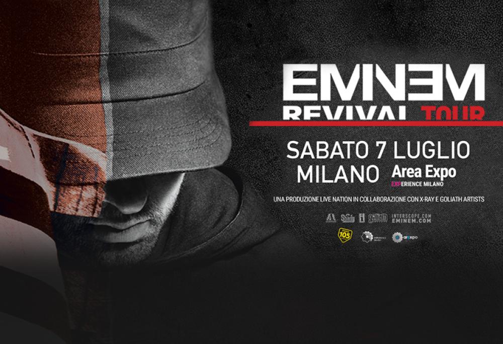 Eminem per la prima volta assoluta in concerto in Italia