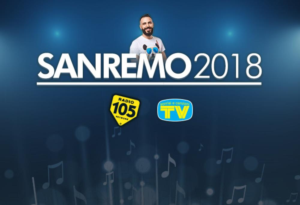Sanremo 2018: i big in gara intervistati da Radio 105