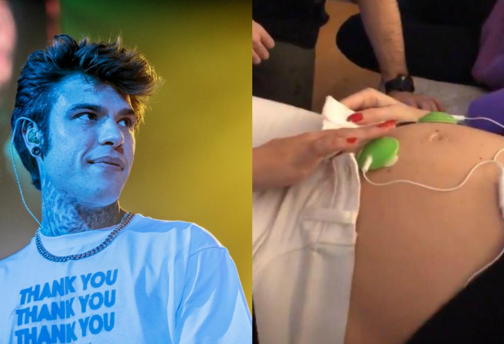 Fedez fa il Dj per Leone e il piccolo si muove nella pancia