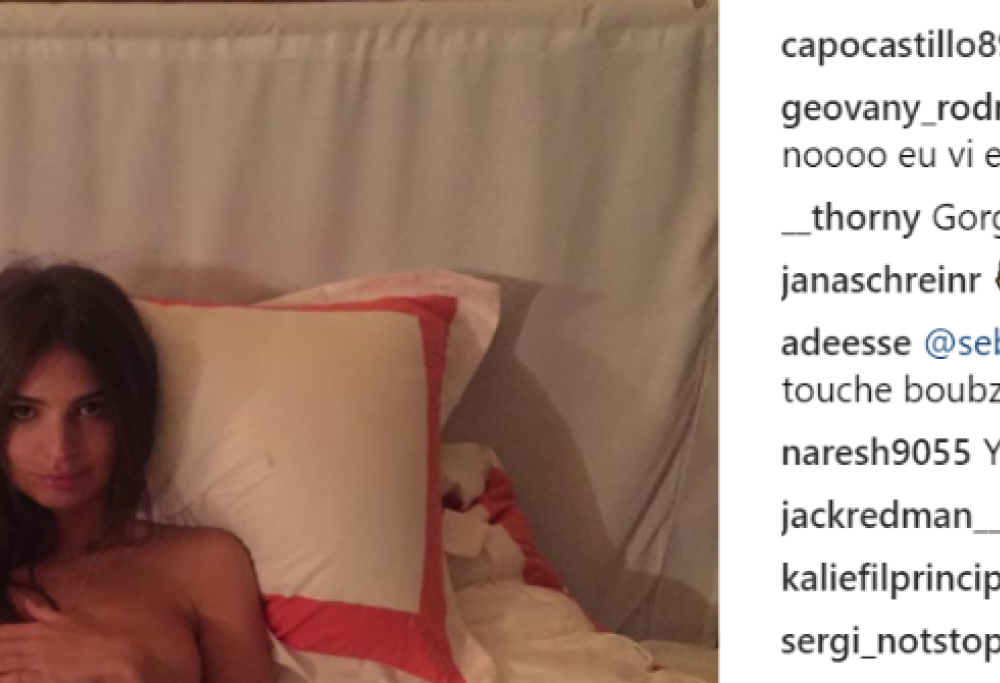 Emily Ratajkowski: la nuova foto hot che fa impazzire i fan