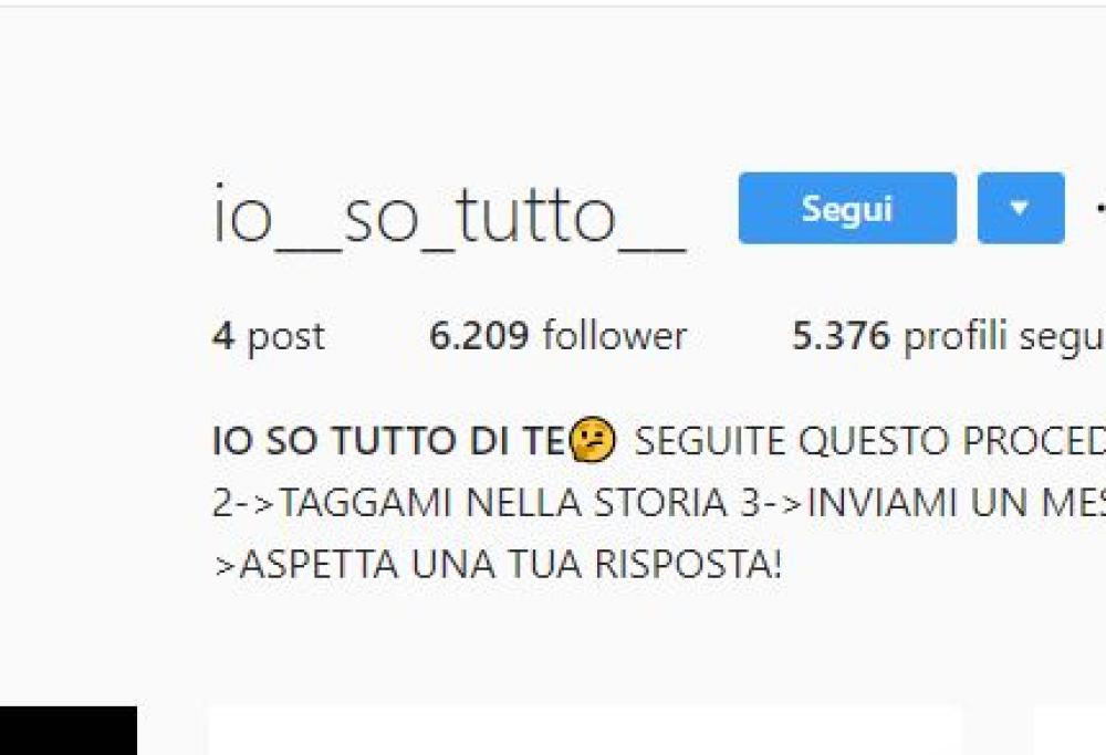 “Io so tutto di te", la truffa Instagram che sta spopolando tra i giovani