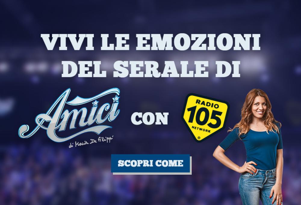 Vorresti assistere al serale di #Amici17 dal vivo con Radio 105? Partecipa al concorso e incrocia le dita!