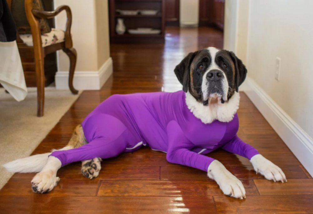 Hanno inventato la tuta anti peli per il cane... Funziona così