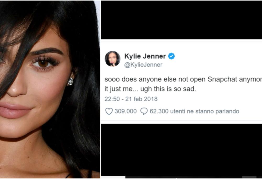 Un tweet di Kylie Jenner fa crollare Snapchat in borsa