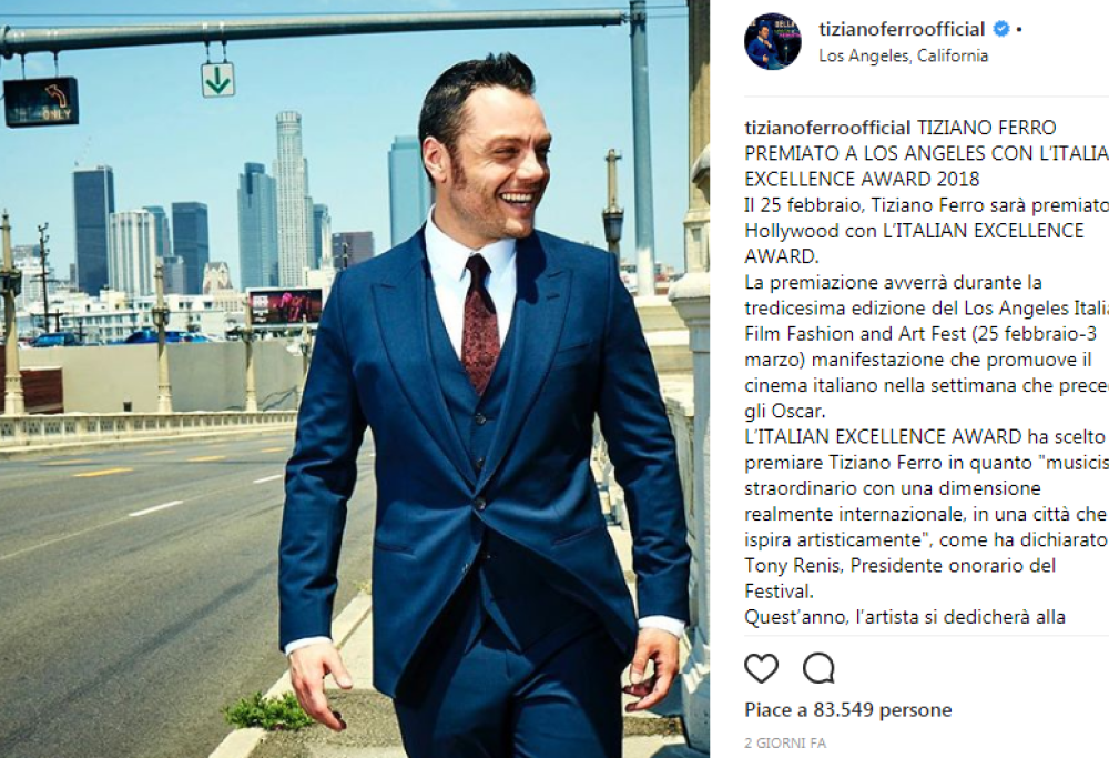 Tiziano Ferro: "Ogni mattina mi sveglio alle 6 per meditare"
