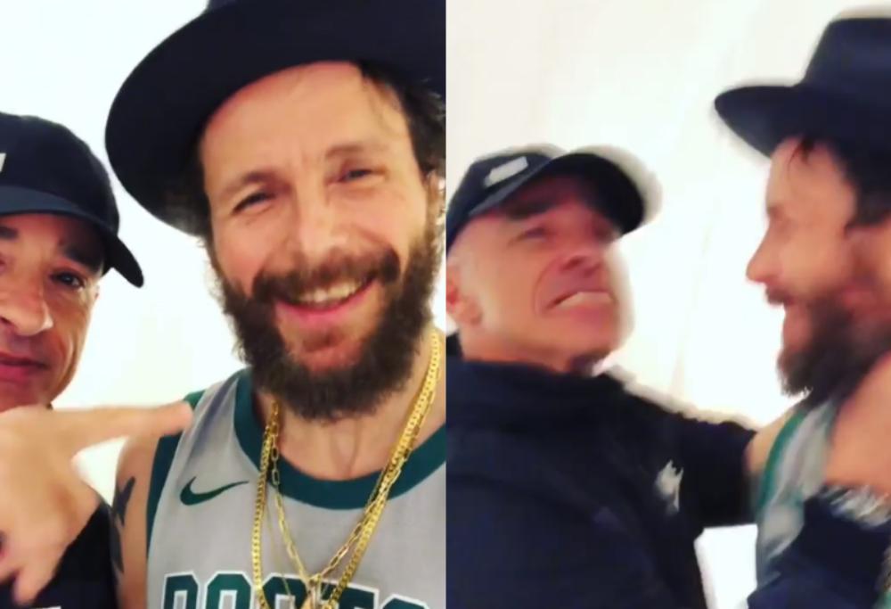 Eros Ramazzotti prova a "strozzare" Jovanotti