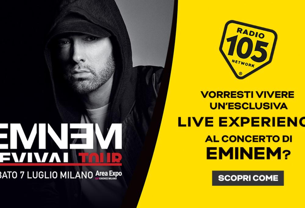 Eminem è pronto a sbarcare in Italia: Radio 105 ha una sorpresa per voi