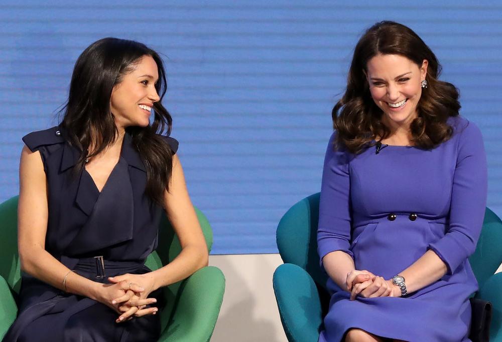 Kate e Meghan: future principesse in blu