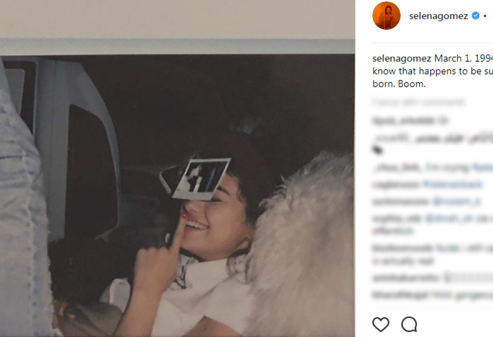I tenerissimi auguri di Selena Gomez a Justin Bieber per il suo compleanno