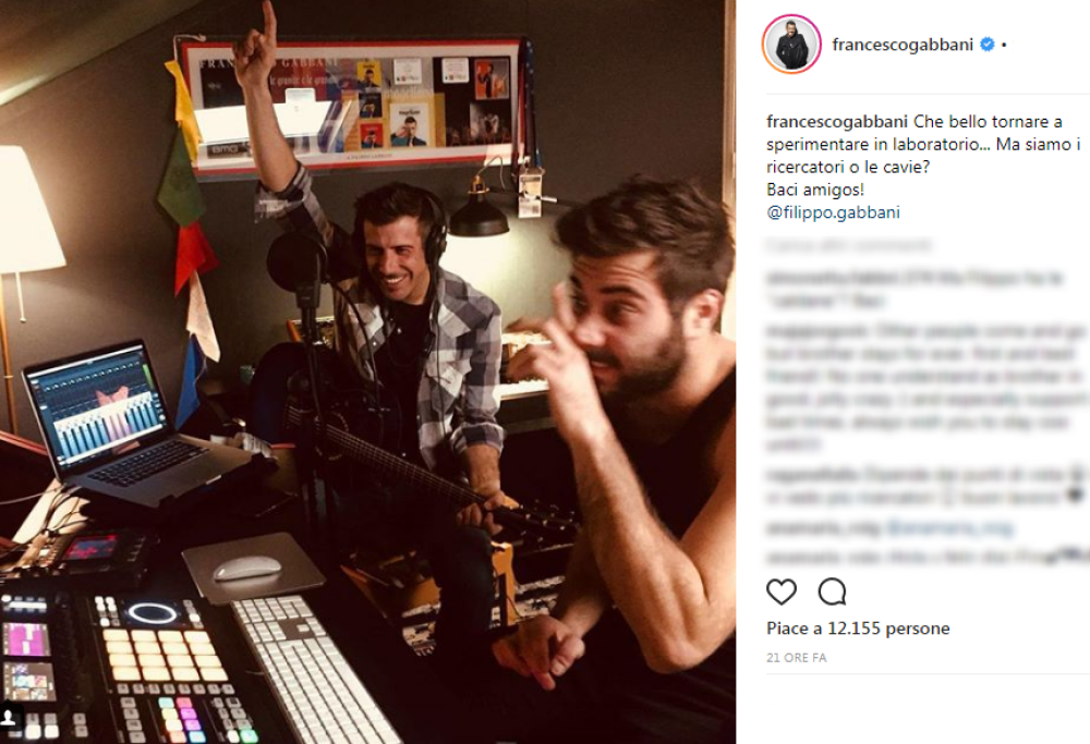 Francesco Gabbani sta lavorando al nuovo album