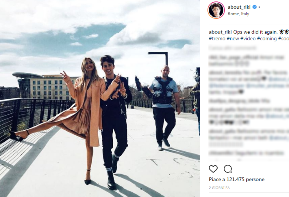Riki di nuovo sul set con Ella Ayalon: solo lavoro o c'è qualcosa di più?