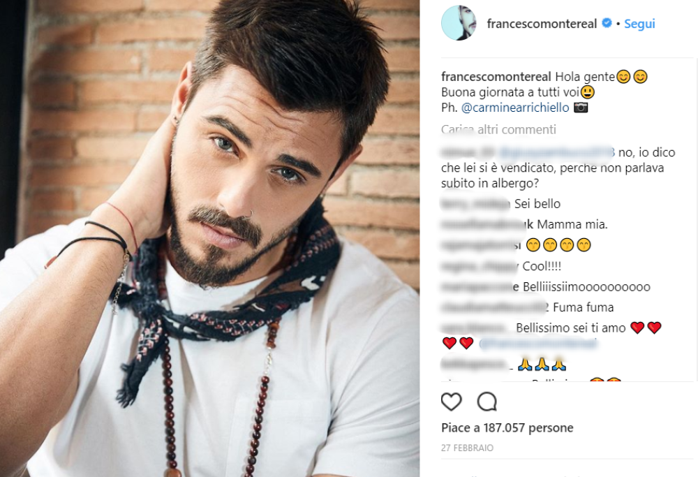 Isola dei Famosi e Canna-Gate: ecco cosa dice Monte nell'audio che lo "incastrerebbe"