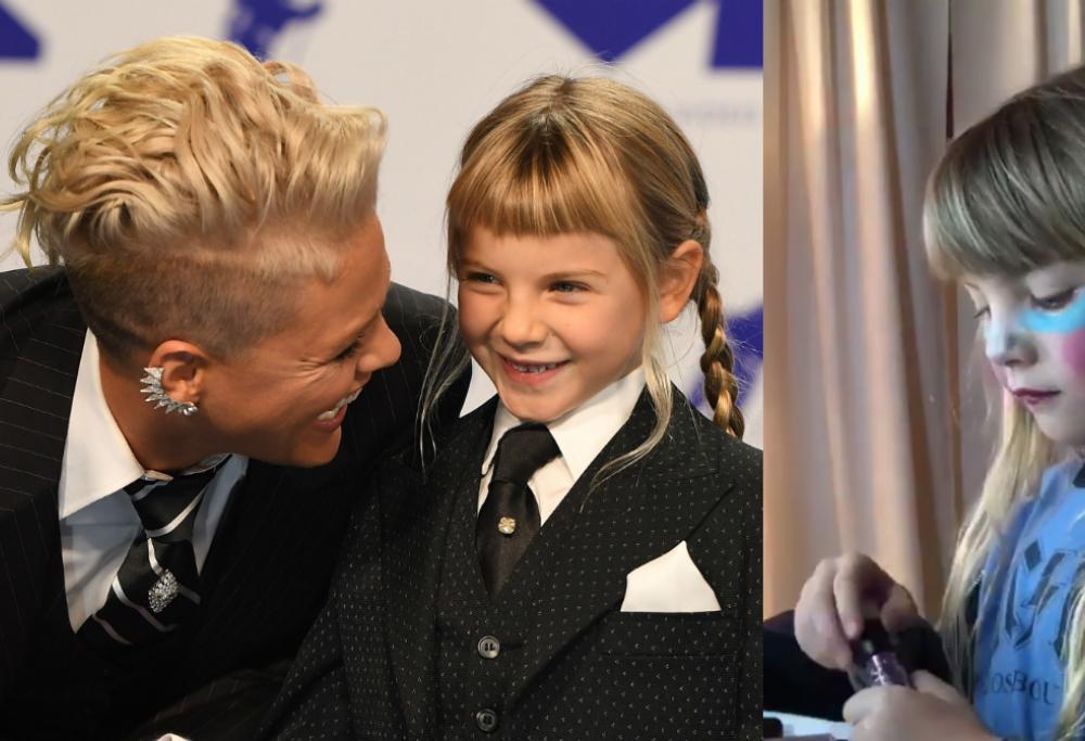 La figlia di Pink sempre più principessa del Web: ecco il suo primo tutorial di make up