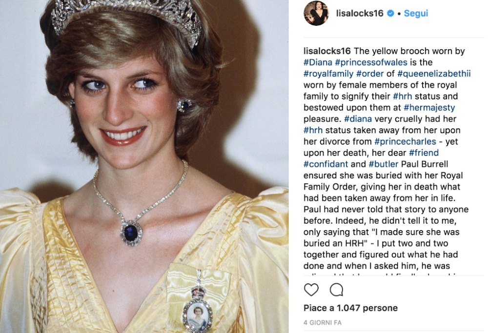 Rivelato il bellissimo gesto del maggiordomo di Lady D. prima della sua sepoltura
