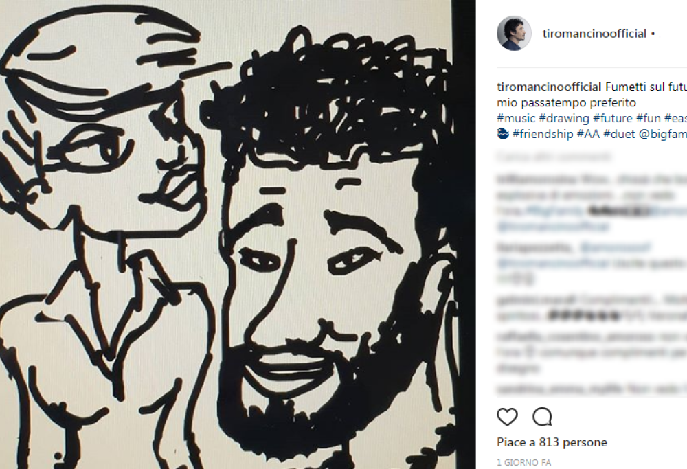 Tiromancino e Alessandra Amoroso, un fumetto anticipa il loro duetto