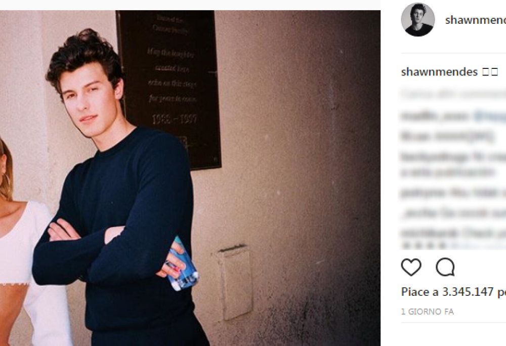 Shawn Mendes posta una foto con Hailey Baldwin: è solo un'amicizia o c'è qualcosa di più?