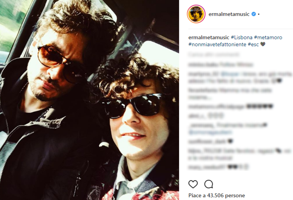 Ermal Meta e Fabrizio Moro: è partito il viaggio verso l'Eurovision 